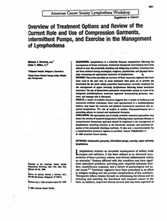 Preview of the overview of lymphedema treatment study