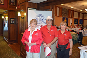 Participants at a Semper Fi Fund golf tournament event